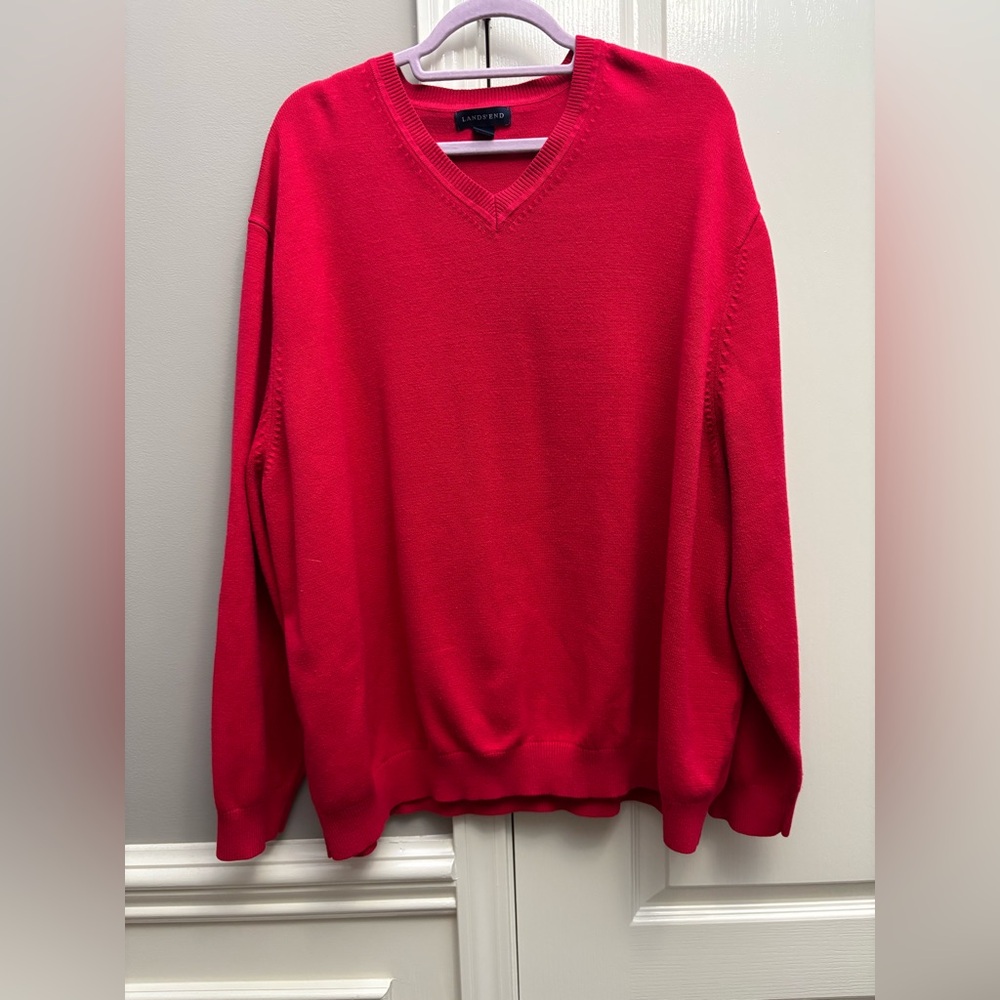 Men’s Land’s End fine gauge sweater
